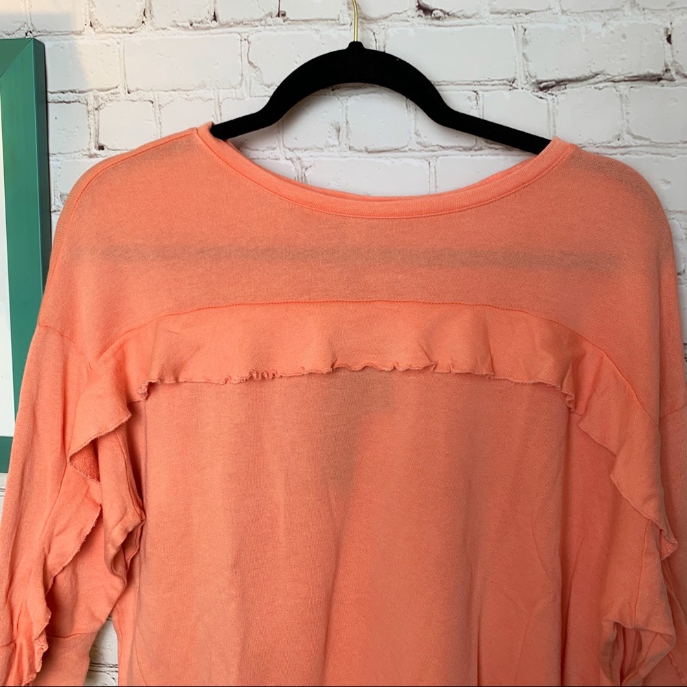 Express | Tops | Sz S | Ruffle Pullover Sweatshirt - Picture 3 of 8